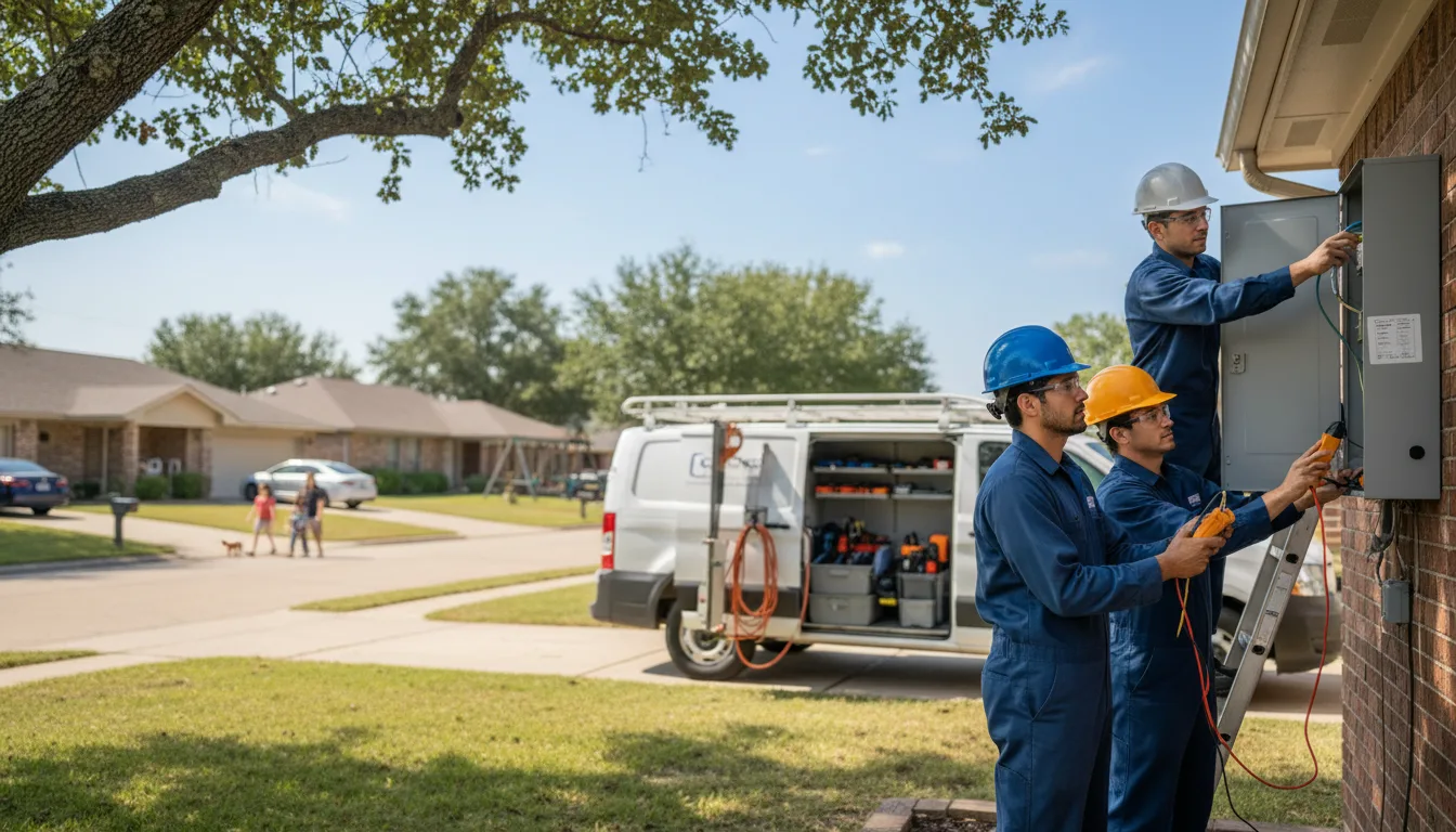 Certified electrician providing emergency electrical services in Shannon, IL